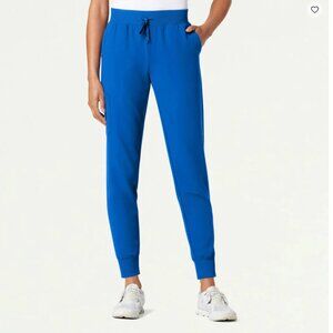 JAANUU Silex Slim Knit-Waist Scrub Jogger; XXS, Length: Petite